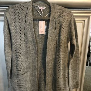 Gray L/S sweater size junior xs